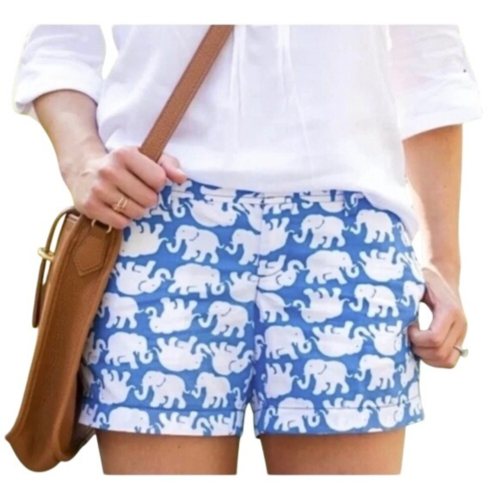 NWT Lilly Pulitzer Callahan Shorts, "Tusk in Sun" Bay Blue, Size 14